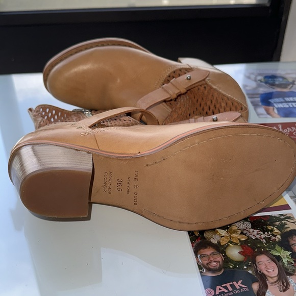 Rag & Bone Leather Bootie NWOT - Picture 6 of 12